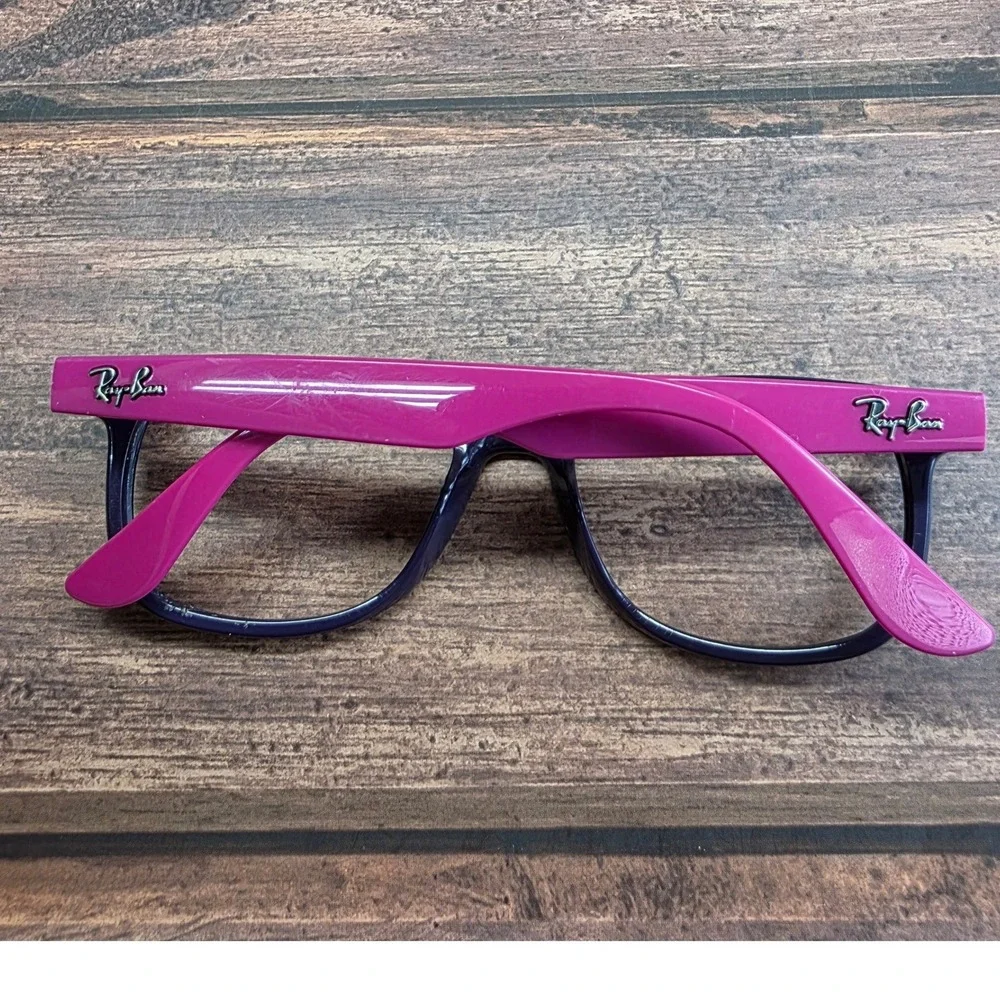 Ray-Ban Junior RJ 9052S 7021/8G Purple Pink Square Eyeglasses 48-16-130